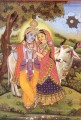 Radha Krishna et la vache